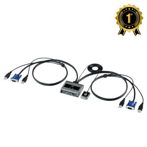 yyV1ʎ܁zKVMXCb` p\Rؑ֊ USB VGA 2|[g 茳XCb` fBXvC L[{[h }EX Win Mac SW-KVM2UUSN2 TTvC