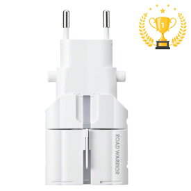 【最大1,000円オフクーポン発行中】【楽天1位受賞】海外変換プラグ 電源 マルチ A B BF B3 C S O O2 CB 白 TR-AD4W サンワサプライ
