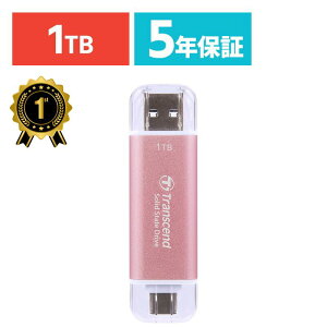 yő2,000~N[|szyyV1ʎ܁zOtSSD 1TB ESD310 |[^u XeBbN USB3.2 Gen2 Type-A C iPhone16Ή sN TS1TESD310P Transcend gZhylR|XΉz