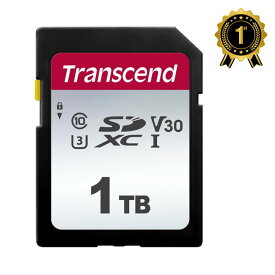 【最大1,000円オフクーポン発行中】【楽天1位受賞】Transcend SDXCカード 1TB Class10 UHS-I U3 V30 TS1TSDC300S【ネコポス対応】