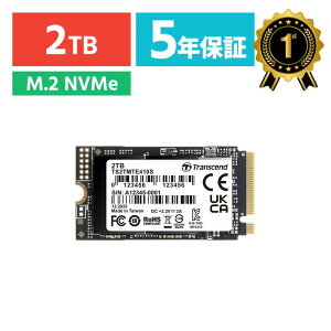 yyV1ʎ܁zSSD M.2 2TB NVMe PCIe Gen4×4 Type 2242  Read 5000MB/s SLCLbV MTE410S Transcend gZh TS2TMTE410S