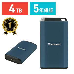 yő2,000~N[|szyyV1ʎ܁zOtSSD 4TB e ő2000MB/s ^ ϏՌ IPX5h Type-C / USB A Ot USB20Gbps iPhone15Ή lCr[ TS4TESD410C Transcend gZh