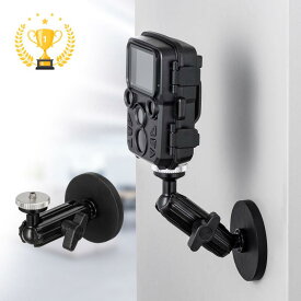 【楽天1位受賞】マグネット取付け式カメラマウント 短アーム 2関節タイプ VEH-CMMG1 サンワサプライ