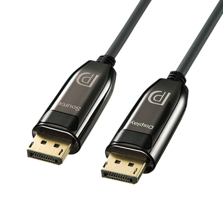 楽天市場】【500円クーポン他配布中】DisplayPort光ファイバケーブル 