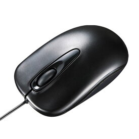 【10％オフクーポン～5/25まで】光学式マウス 有線 3ボタン USB ブラック おすすめ 名入れ可能 MA-R115BK サンワサプライ