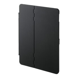 iPad ケース 第7世代 10.2インチ用 ハードケース 耐衝撃 耐熱 スタンドタイプ ブラック PDA-IPAD1604BK サンワサプライ【ネコポス対応】