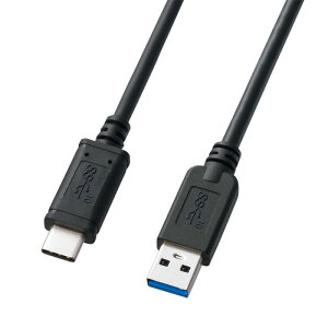 USB Type C-USB A�P�[�u�� USB3.1 Gen2 �u���b�N 0.5m KU31-CA05 �T�����T�v���C�y�l�R�|�X�Ή��z