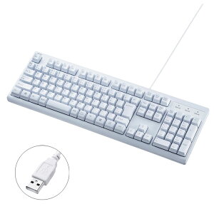 yő2,000~ItN[|szL[{[h L USB {109 [U[L[ ϋv݌v zCg  SKB-109UW TTvC