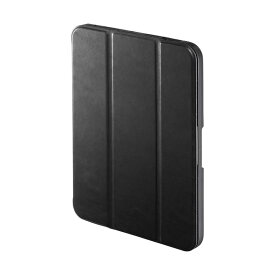 iPad mini 2021 Apple Pencil収納ポケット付きケース ブラック PDA-IPAD1814BK サンワサプライ【ネコポス対応】