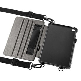 【最大2,500円クーポン発行中】iPad mini スタンド機能付きショルダーベルトケース PDA-IPAD1812 サンワサプライ