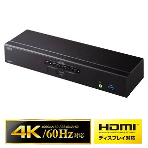 4KΉHDMIp\Rؑ֊ KVMXCb` USB3.2 Gen1Ή 4F1 SW-KVM4U3HD TTvC