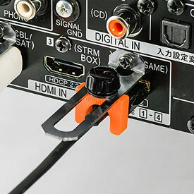 I/OロックHDMI-WIDE AVレシーバー用HDMIプラグ対応 抜け防止 ネジ取り付け CA-NB007 サンワサプライ