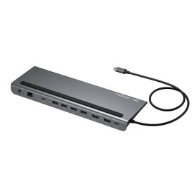 USB Type-Cドッキングステーション 4K対応 HDMI×2画面出力 USB-CVDK14 サンワサプライ