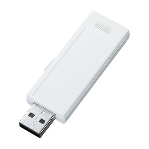 USB������ 4GB USB2.0 �X���C�h�� ���� �������ݗp�V�[�� �X�g���b�v�z�[�� USB A ������Ή� �z���C�g UFD-RNS4GWN �T�����T�v���C�y�l�R�|�X�Ή��z