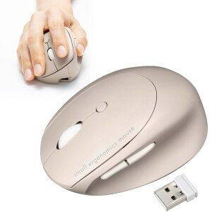 ���C�����X�}�E�X 2.4GHz ���^ �G���S�m�~�N�X �É� 5�{�^�� �߂�/�i�ރ{�^������ DPI�ؑ� �u���[LED FREERO�V���[�Y �x�[�W�� MA-EWBS522BG �T�����T�v���C