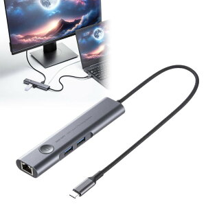 yő1,000~ItN[|szhbLOXe[V USB Type-C ON/OFFXCb`t HDMI 4K/60Hz USB PD100WΉ USB 5Gbps P[ǔ^ LANڑ ^ USB-5TCHLP16GM TTvCylR|