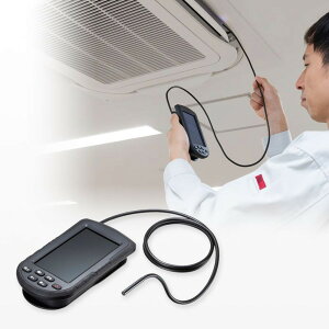 �t�@�C�o�[�X�R�[�v �H�Ɨp�������J���� IP67�R���p�N�g �n���f�B�^�C�v 5.2mm �h�� �X�l�[�N�J���� �{�A�X�R�[�v 4.3�C���`���j�^�[ 1m�P�[�u�� LED���� CMS-ES03SET-1 �T�����T�v���C