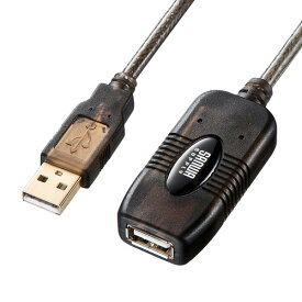 【10％オフクーポン～5/25まで】USBアクティブリピーターケーブル 20m延長 KB-USB-R220 サンワサプライ