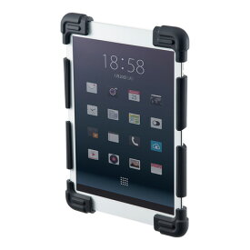 耐衝撃シリコンケース タブレット 8.9～11.6インチ ブラック PDA-TABH4BK サンワサプライ