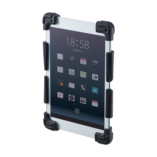訳あり 新品 クーポン配布中～4 超安い 28まで 耐衝撃シリコンケース タブレット PDA-TABH5BK ネコポス対応 ブラック 日本最級 サンワサプライ 7～8インチ