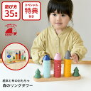 【びっくり特典あり】知育玩具 木のおもちゃ 森のリングタワー 棒通し 棒さし エドインター 教育玩具 数の学習 ブロック遊び 出産祝い 積み木 子供 赤ちゃん 誕生日 プレゼント 男の子 女の子