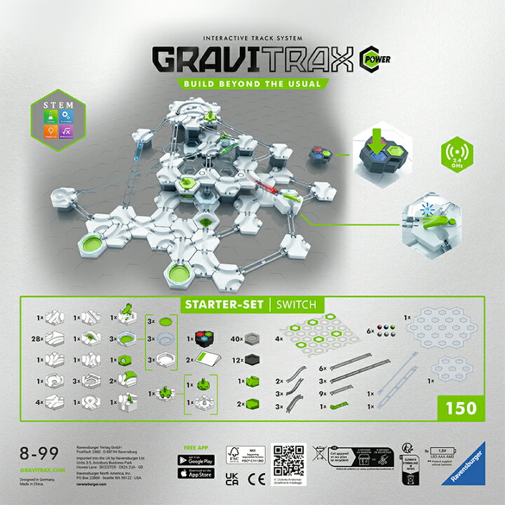 楽天市場】GraviTrax POWER スターターセット(150ピース) 6272747 