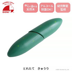 エドインター GENI ジェニ ままごと とれたてきゅうり はじめての木のままごと 野菜パーツ 825402