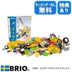【びっくり特典あり】BRIO ビルダー アクティビティセット2 34604 創造力を育む木製クラフトトイ 名入れ対応 特別ラッピング