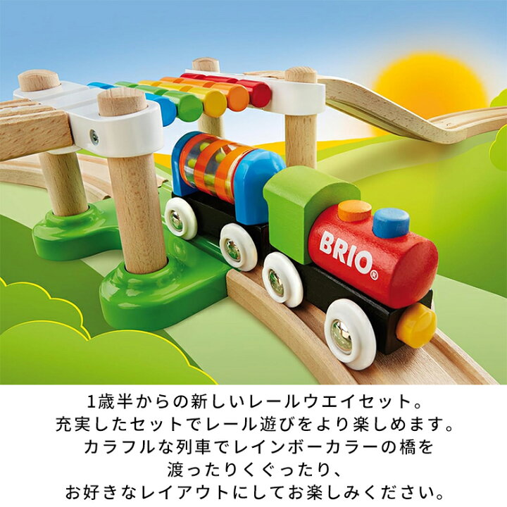 楽天市場】BRIO マイファースト ビギナーセット 木製レールセット 1.5 