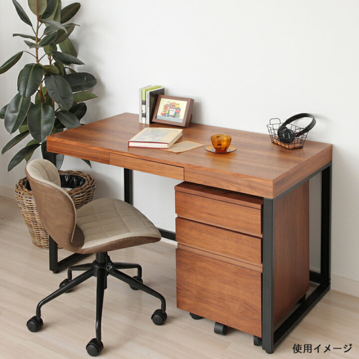 HITECHWOOD ハイテクウッド パソコンデスク ウォルナット 学習机（楽天 