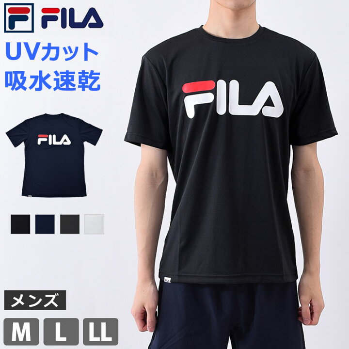 楽天市場 Tシャツ メンズ ランニング ウェア Fila フィラ ブランド ロゴ 吸汗速乾 クルーネック 丸首シャツ アンダーウェア ヨガ ウェア 男性用 体型カバー 紳士 スポーツウェア インナーシャツ M L Ll ネコポス 発送 Ols5 Beach Angel