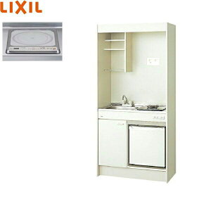 DMK09LFWB1G100+IRSD-5A-W ���N�V�� LIXIL �~�j�L�b�`�� �①�Ƀ^�C�v 90cm�EIH�q�[�^�[100V ��������[]