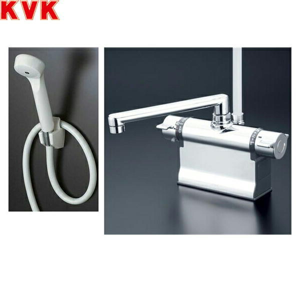 楽天市場】KF3011TR3 KVK浴室用水栓デッキ型サーモスタット式シャワー
