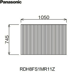 RDH8FS1MR11Z pi\jbN PANASONIC Ct^ t^ 1100 Xg[g []