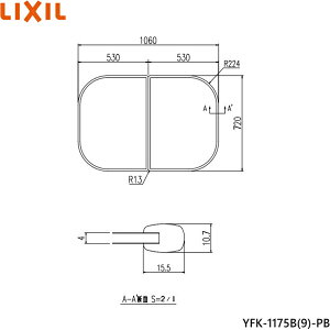 YFK-1175B(9)-PB NV LIXIL/INAX Ct^(21g) []