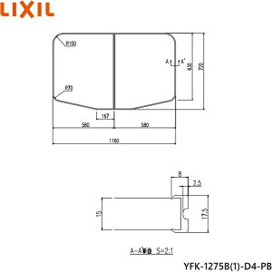 YFK-1275B(1)-D4-PB NV LIXIL/INAX Ct^(ۉCt^)(21g) []