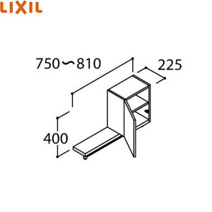 ARK-752FR NV LIXIL/INAX PIARAsA h[LrlbgԌt Ԍ750`810mm ~hO[h E^Cv[]