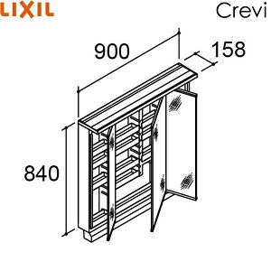 MRB-903TXJU NV LIXIL/INAX NB ~[Lrlbg s500^Cv 3ʋ ~߃R[g Ԍ900 XLED []