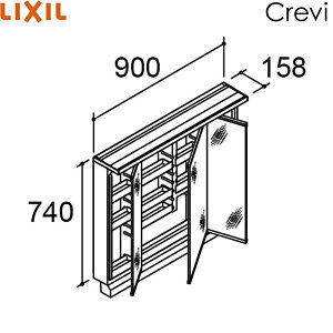 MRB-903TYJU NV LIXIL/INAX NB ~[Lrlbg s500^Cv 3ʋ ~߃R[g Ԍ900 XLED []