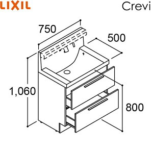 RBFH-755SFY-A/~hO[h NV LIXIL/INAX NB ϑ{̂̂ s500^Cv Ԍ750 tXCh^Cv VOo[V[[]