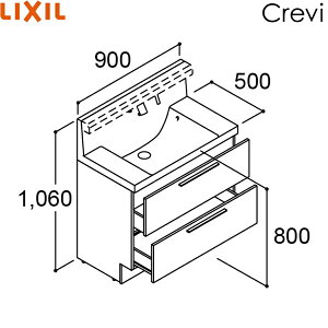 RBFH-905JY-A/nCO[h NV LIXIL/INAX NB ϑ{̂̂ s500^Cv Ԍ900 tXCh^Cv ^b`X []