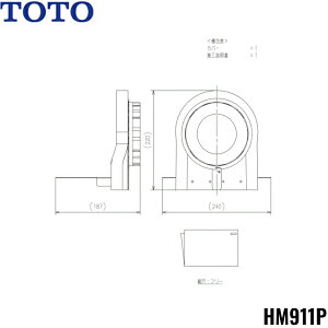 HM911P TOTO֊wʃJo[(h΋Ή) ǔrp []