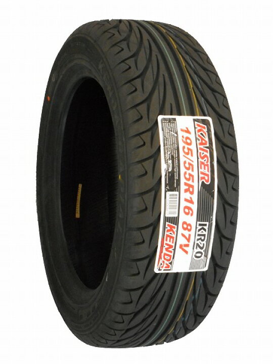 楽天市場】【タイヤ交換可能】ケンダ KENDA KR20 195/55R16 2024年製造 