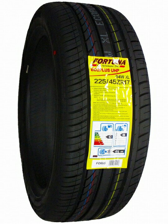 楽天市場】225/45R17 2024年製造 新品サマータイヤ FORTUNA ECOPLUS 