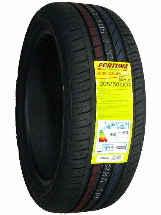 楽天市場】205/50R17 2023年製造 新品サマータイヤ FORTUNA ECOPLUS  