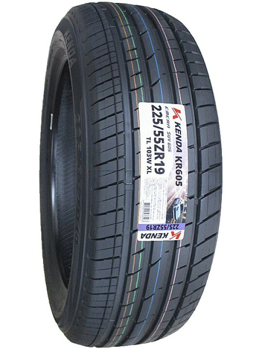 楽天市場】【タイヤ交換可能】ケンダ KENDA KR605 225/55R19 2025年 