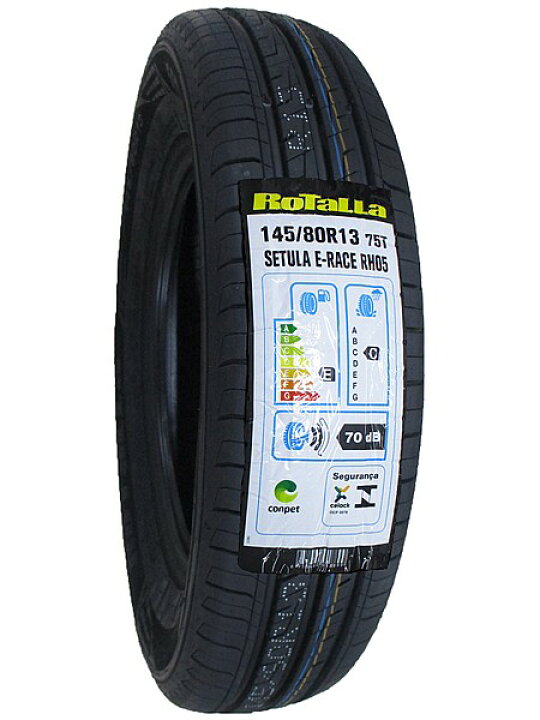 楽天市場】145/80R13 2026年製造 新品サマータイヤ RoTaLLa SETULA E 