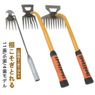 根こそぎ 鎌 草刈り 草抜き 根っこ 雑草 【広範囲を1度で刈れる】 器具 道具 草取り 雑草取り 11歯 家庭…