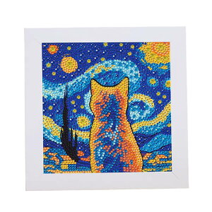 DIY �q�� �L�b�g �r�[�Y �{�P�h�~ �~�j 18×18cm �r�[�Y �z�� �r�[�Y�A�[�g ���C�L���O�g�C �Z�b�g �_�C�������h�A�[�g �_�C�������h�A�[�g �l�p ���S�� �_�C�������h�A�[�g �}�� �����ȒP ��