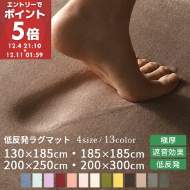 低反発ラグ もっちり 極厚 厚み25mm 低反発 ラグマット カーペット ラグ 絨毯 冬用 防音 滑り止め 遮音 ウレタンラグ リビング 冬用ラグマット ふわふわ おしゃれ アイボリー ブラウン 130×185/185×185/200×250/200×300cm 全16色